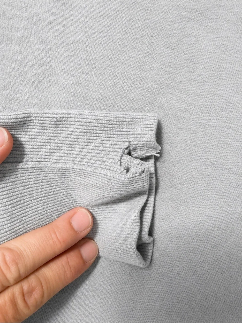 Wild Fable Cropped Zip-Up Hoodie Gray Size Large - Picture 6 of 6